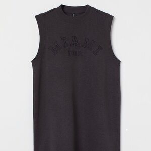 Miami USA Sleeveless Black Shirt